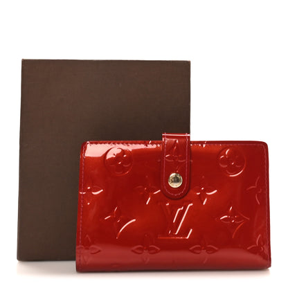 Louis Vuitton Vernis French Purse Wallet Pomme D'Amour 9 of 9