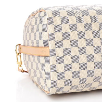 Louis Vuitton Damier Azur Speedy Bandouliere 30 9 of 10