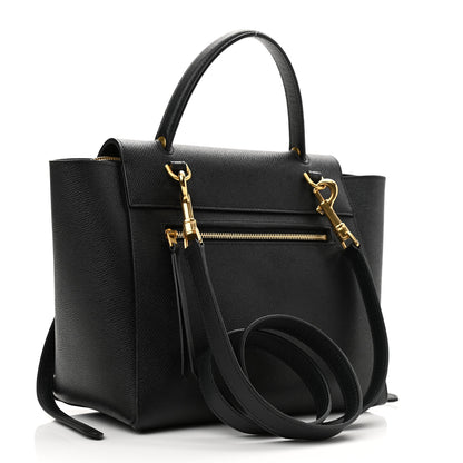 Celine Grained Calfskin Micro Belt Bag Black 3 of 12