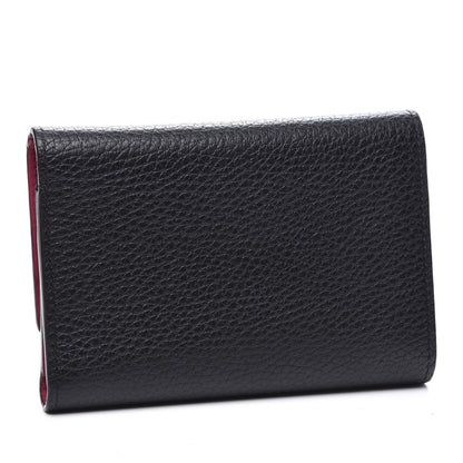Louis Vuitton Taurillon Capucines Compact Wallet Black 2 of 10