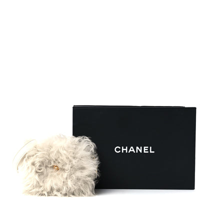 Chanel Shearling Lambskin Flap White 13 of 13