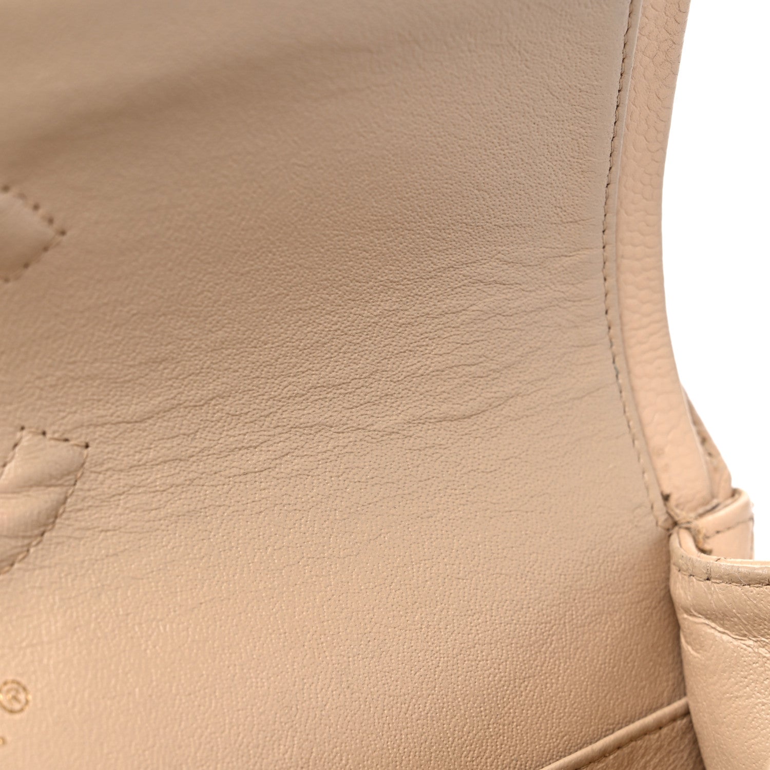 Chanel Caviar Quilted Medium Double Flap Beige 11 of 15