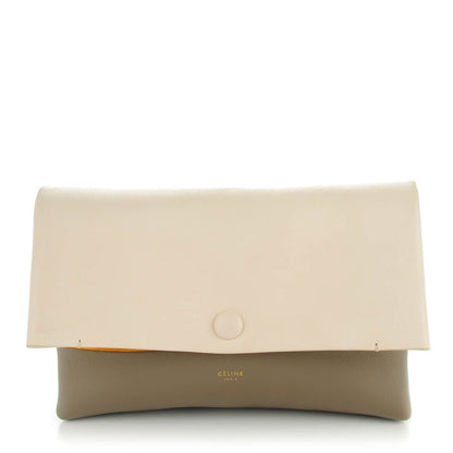 Celine Calfskin All Soft Pouch Cream 1 of 8