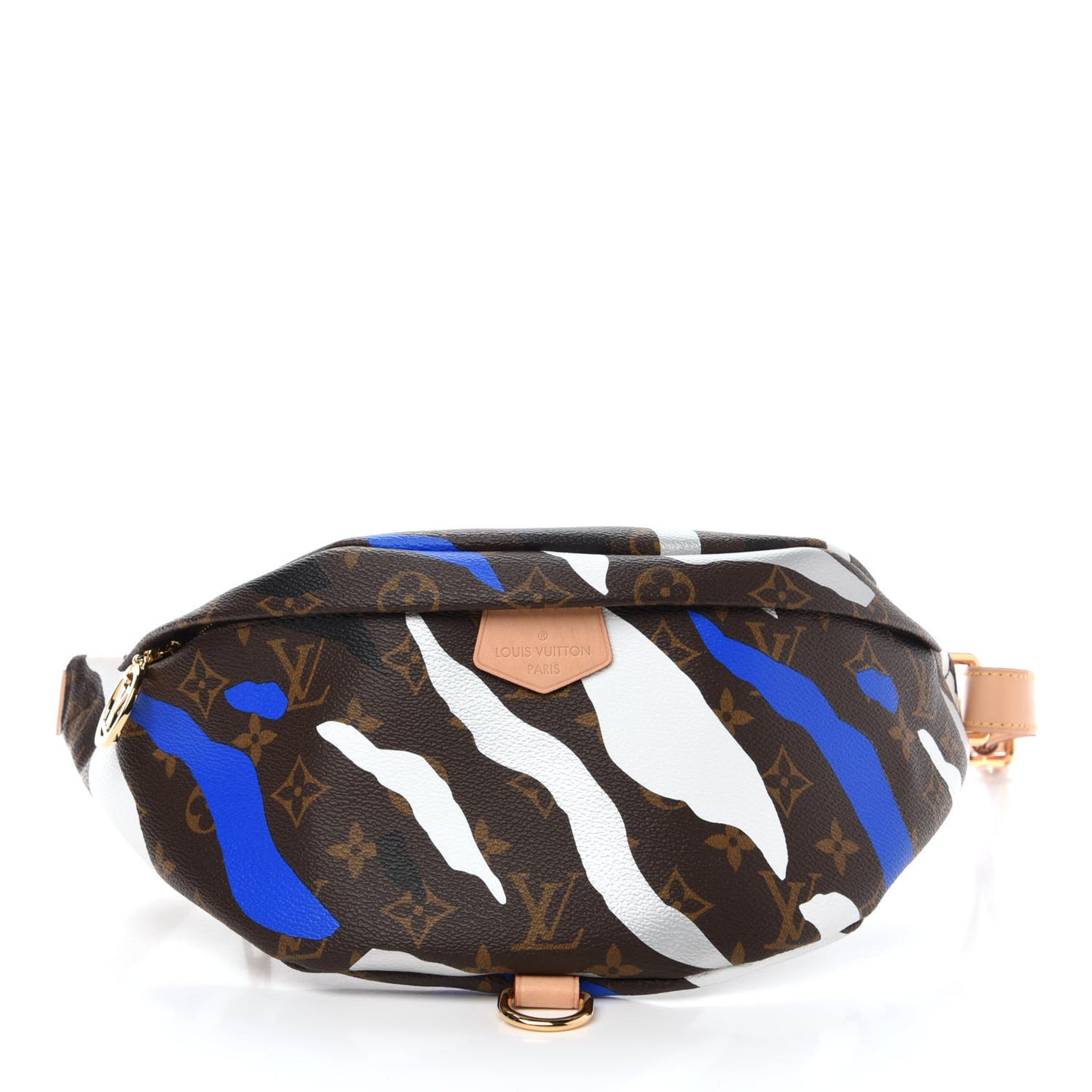 X LOL Monogram Bumbag Blue Silver