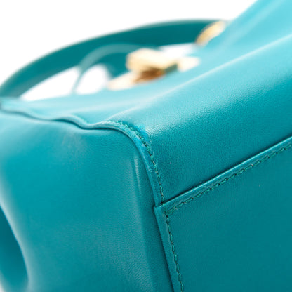 Fendi Nappa Mini Peekaboo Iconic Satchel Lago 9 of 15