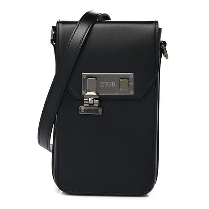 Christian Dior Smooth Calfskin Vertical Pouch Black 1 of 9