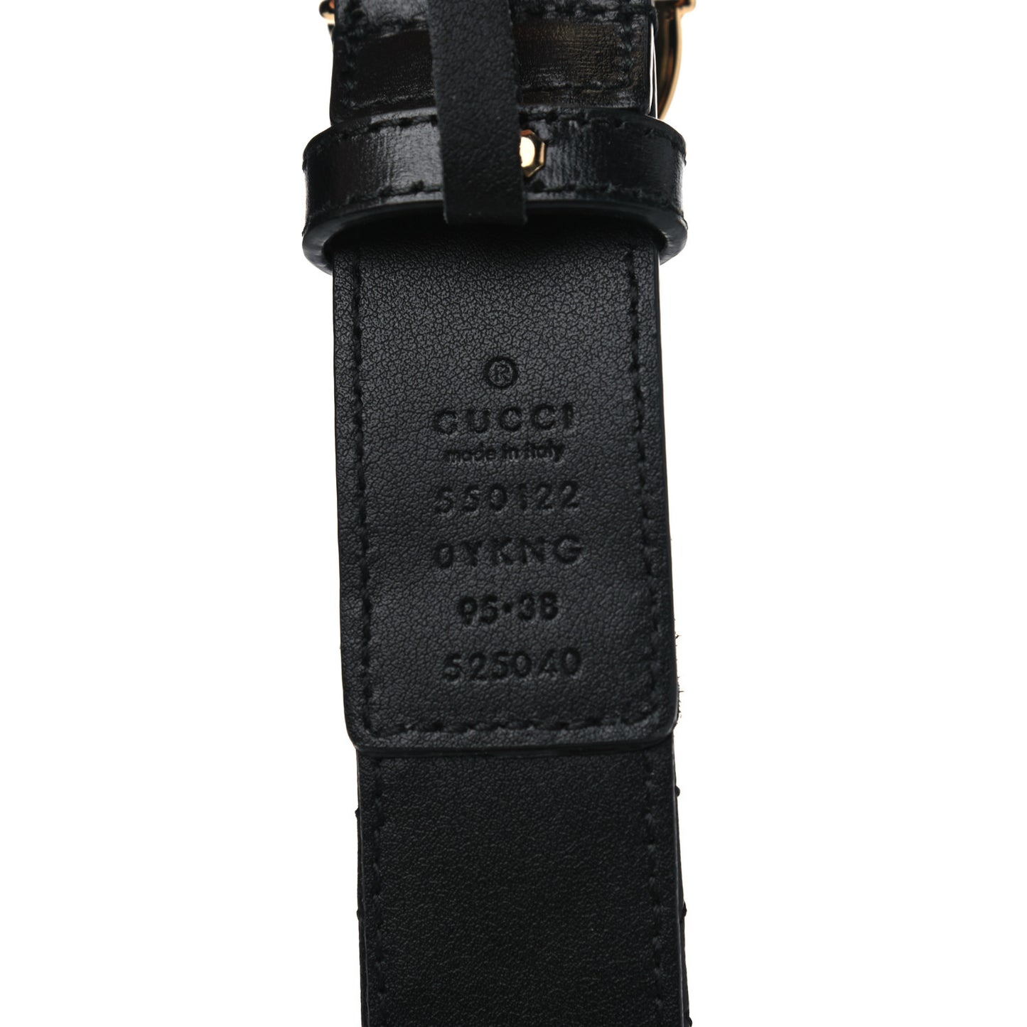 Calfskin Trapuntata Zumi 30mm Belt 95 38 Black