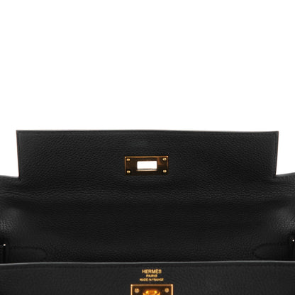 Hermes Togo Kelly Retourne 28 Black 17 of 23