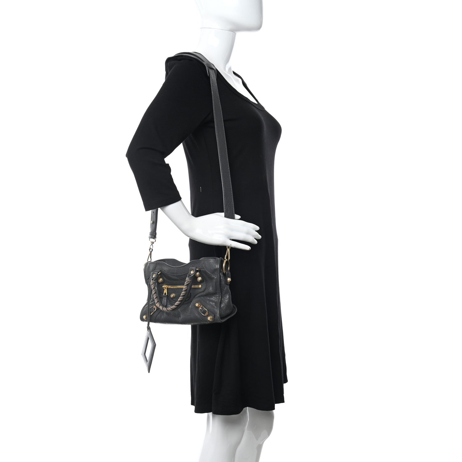 Balenciaga Agneau Giant 12 Gold Hardware Mini City Vert Pinede 2 of 16