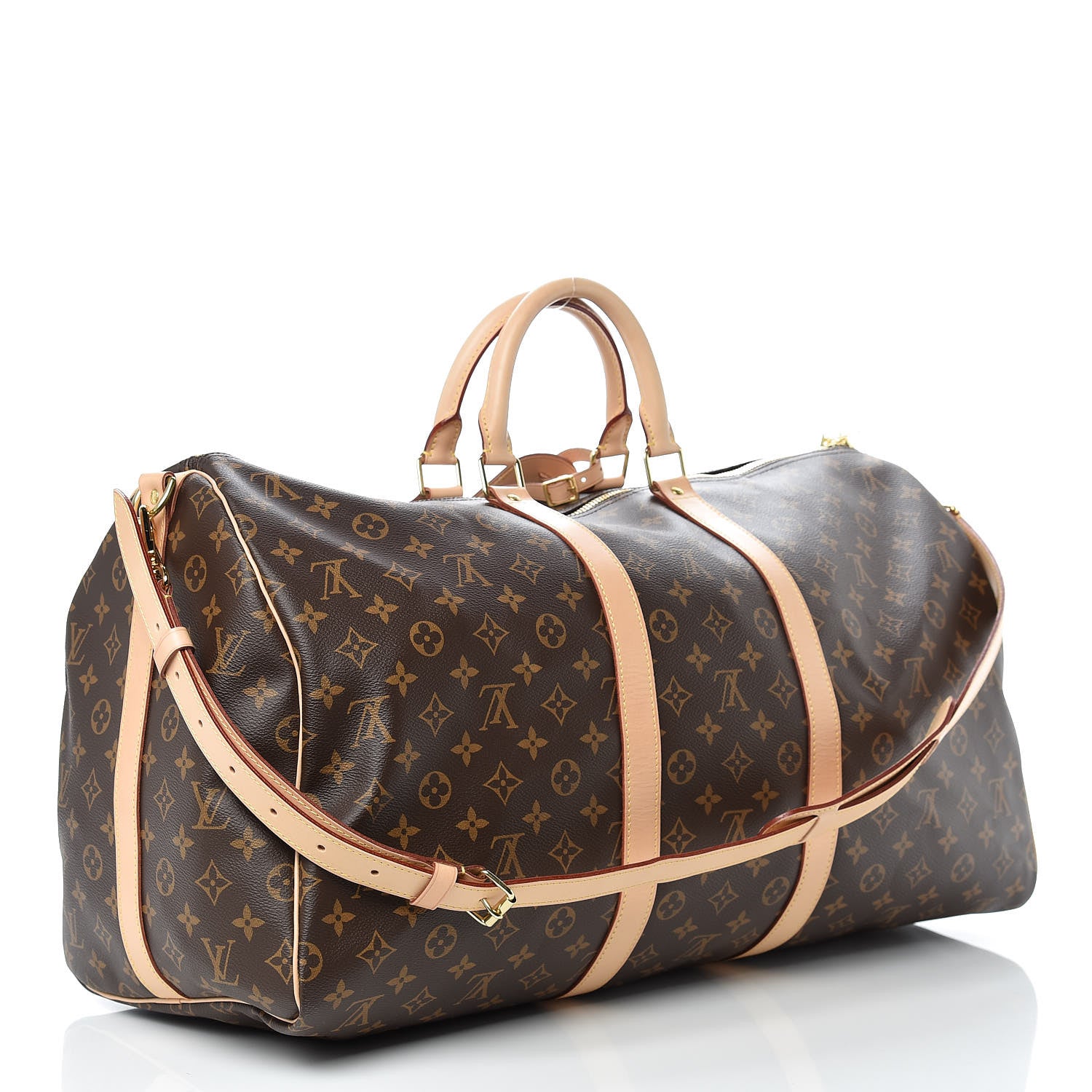 Louis Vuitton Monogram Keepall Bandouliere 55 4 of 10