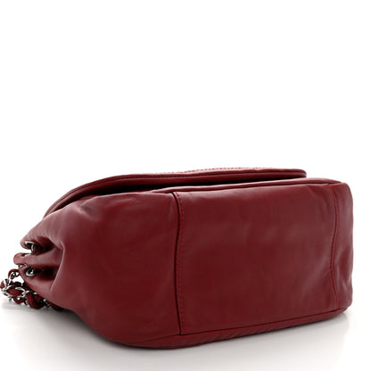 Chanel Smooth Calfskin Luxe Ligne Flap Red 4 of 10