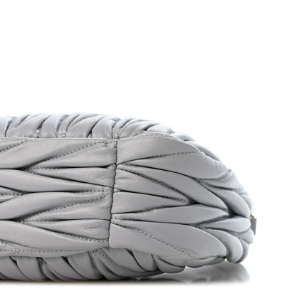 Miu Miu Nappa Matelasse Small Wander Hobo Fiordaliso 10 of 10