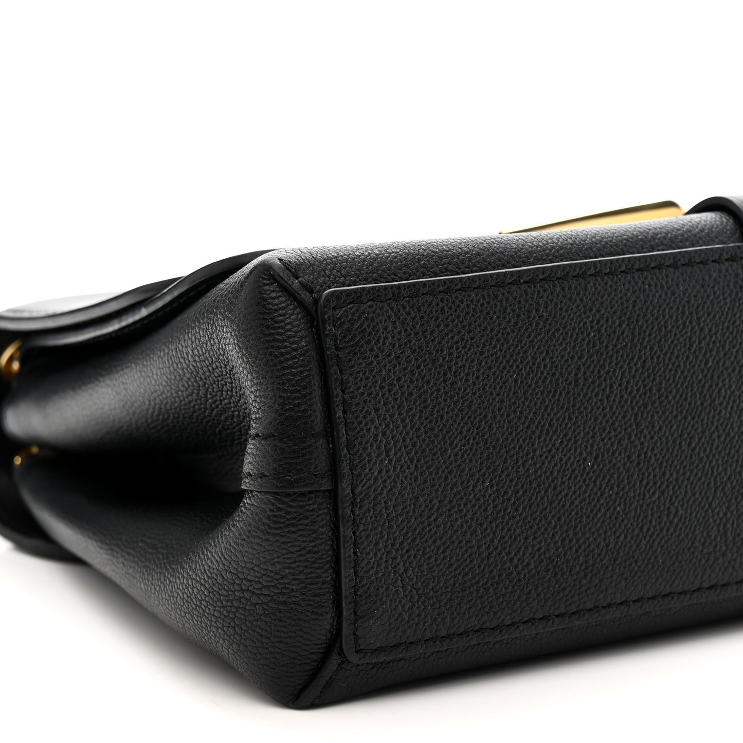 Monogram Cuir Plume Ecume Very Chain Bag Black