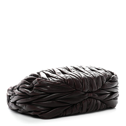 Miu Miu Nappa Matelasse Shopping Tote Prugna 4 of 12