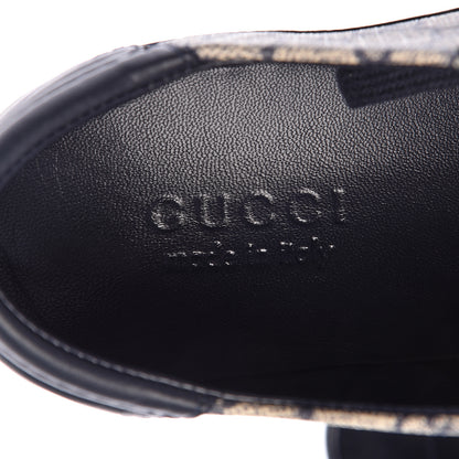 Gucci GG Supreme Monogram Calfskin Mens Low Top Sneakers 6 Blue Beige 8 of 14