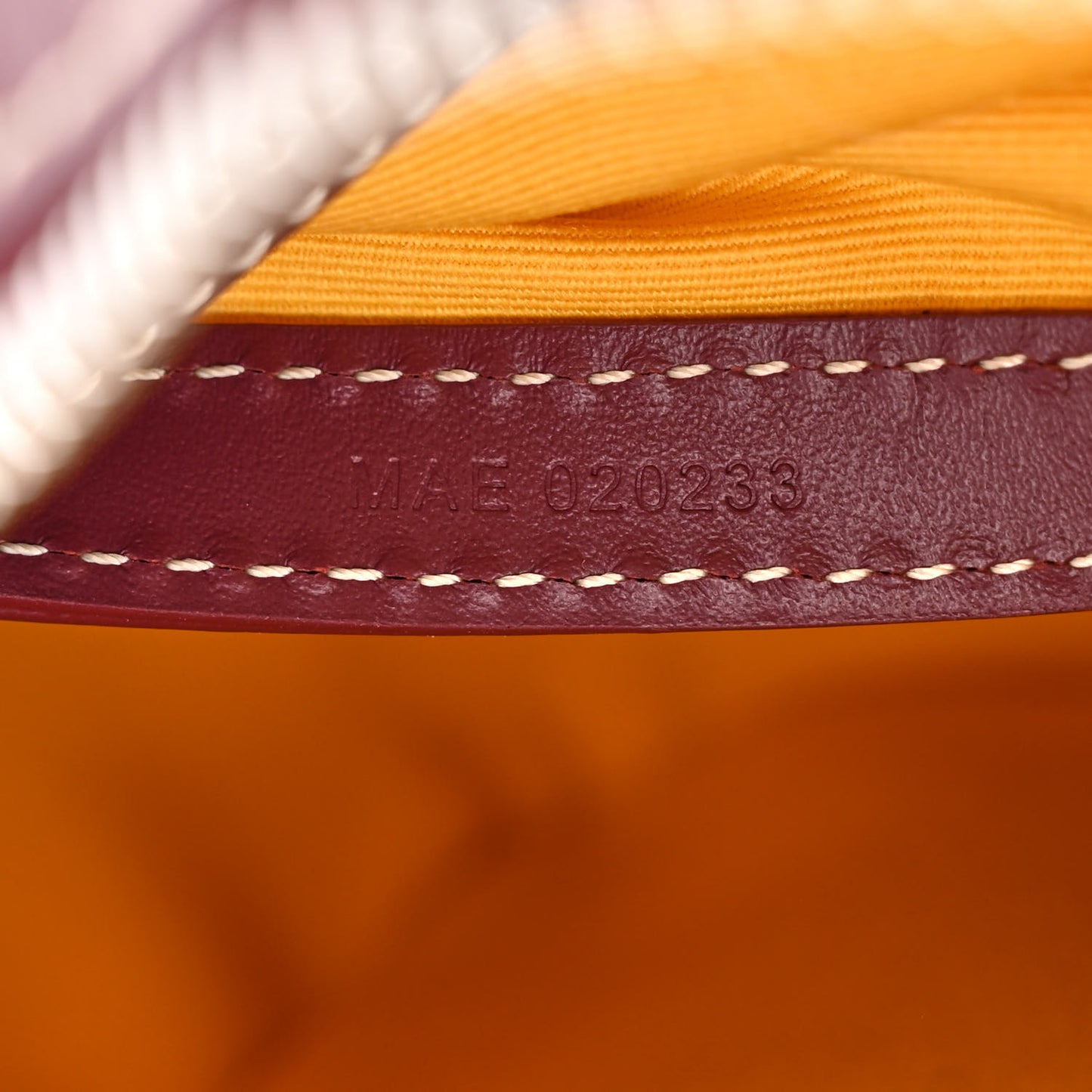 Goyardine Sac Cap Vert Burgundy