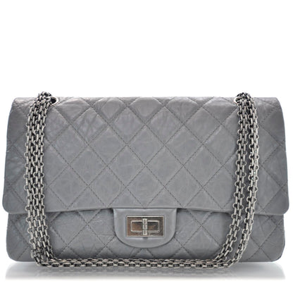 Chanel Aged Calfskin 2.55 Reissue 227 Flap Grey 1 of 10