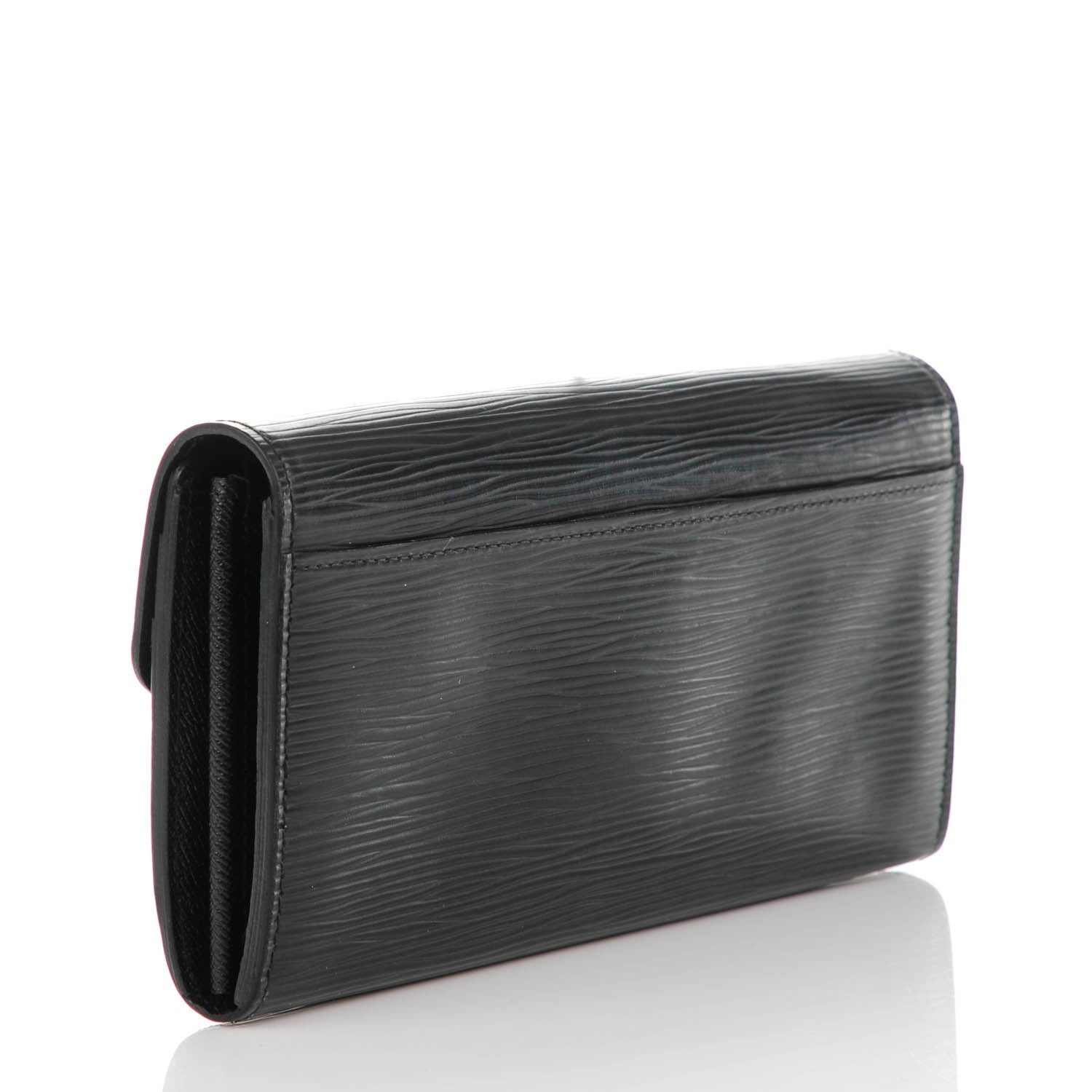 Louis Vuitton Epi Sarah Wallet NM Black 3 of 7
