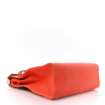 Hermes Vache Hunter Toile Herbag Zip 31 PM Capucine Fauve 4 of 11