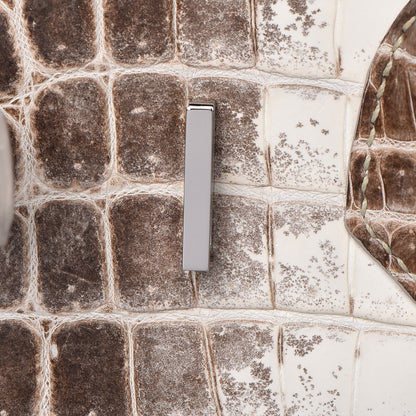 Hermes Matte Niloticus Crocodile Himalaya Birkin 30 Blanc 20 of 49