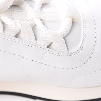 Hermes Suede Goatskin Calfskin Mens Miles Sneakers 43.5 White Gold 11 of 14