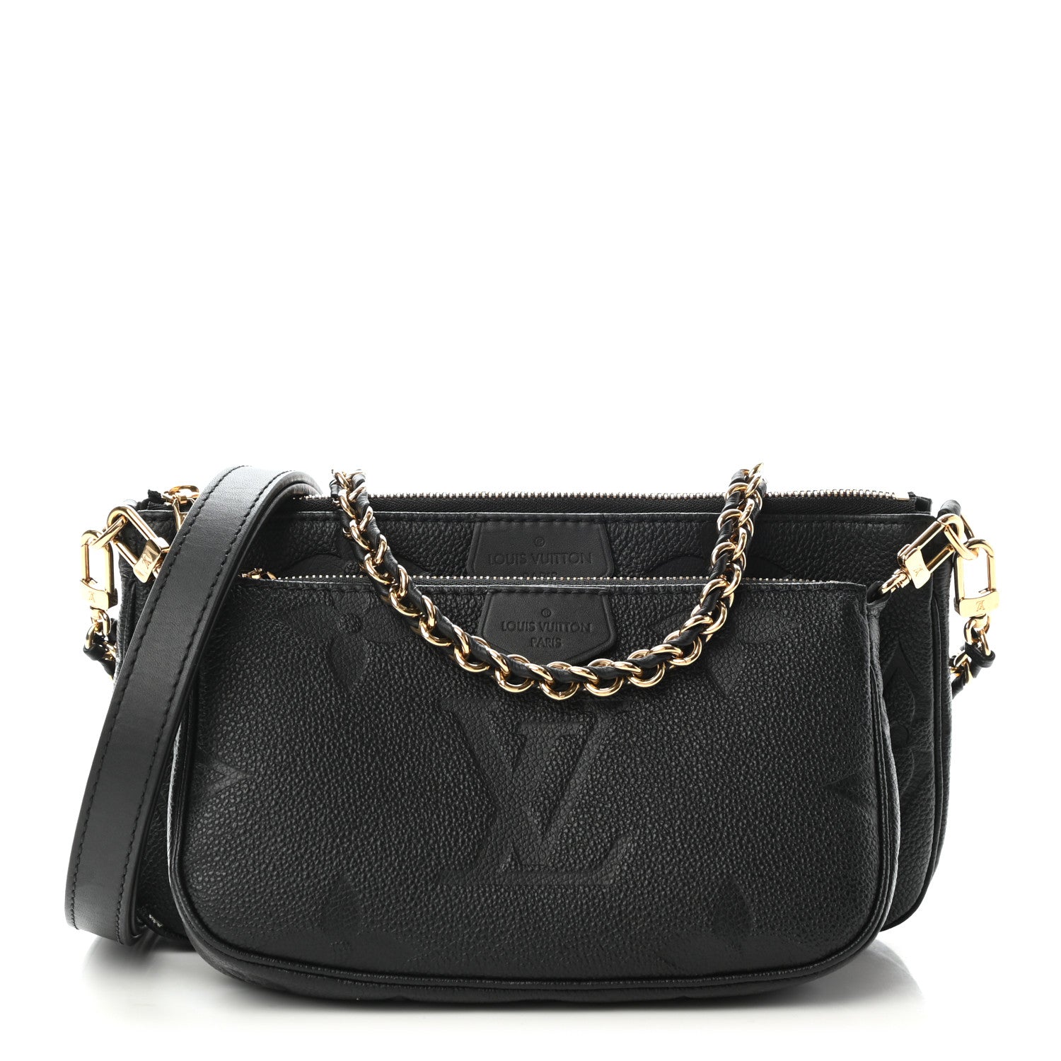 Louis Vuitton Empreinte Monogram Giant Multi Pochette Accessories Black 1 of 8