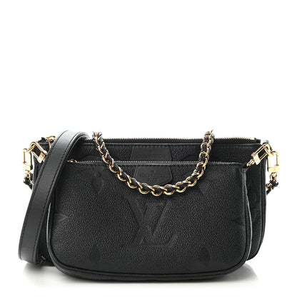 Louis Vuitton Empreinte Monogram Giant Multi Pochette Accessories Black 1 of 8