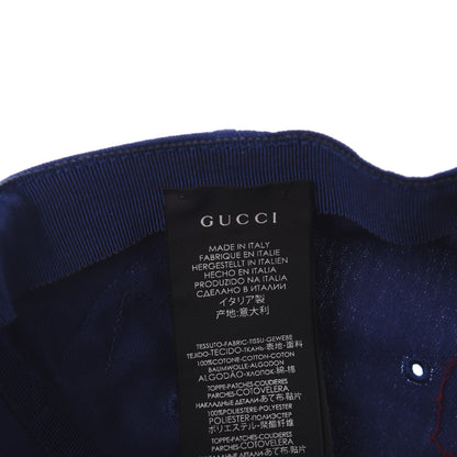 Gucci X MLB Cotton NY Yankees Baseball Hat 57-61 Blue 8 of 9