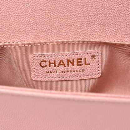 Chanel Caviar Quilted Medium Boy Flap Pink 6 of 7
