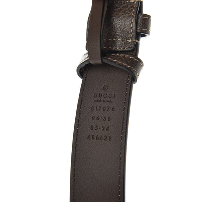 Gucci GG Supreme Monogram Web Small Ophidia Belt Bag 85 34 Dark Brown 10 of 12