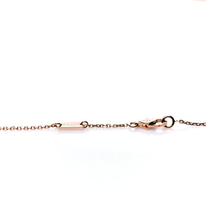 Van Cleef & Arpels 18K Rose Gold Carnelian Sweet Alhambra Heart Pendant Necklace 4 of 7