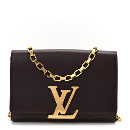 Louis Vuitton Calfskin Chain Louise GM Amarante 1 of 10