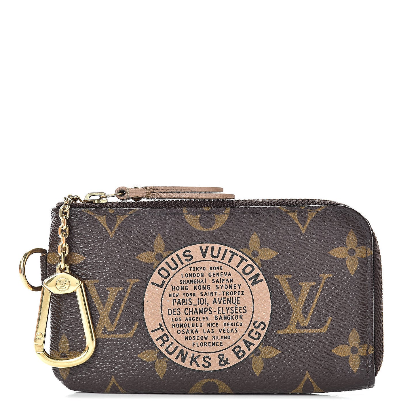 Monogram Complice Trunks and Bags Key Pouch Beige