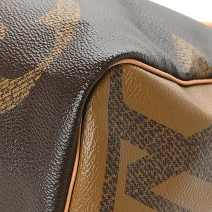 Louis Vuitton Reverse Monogram Giant Speedy Bandouliere 30 9 of 11