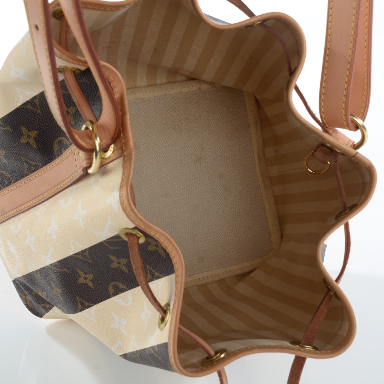 Louis Vuitton Monogram Rayures Petit Noe 5 of 11