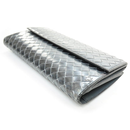 Bottega Veneta Nappa Intrecciato Continental Wallet Metallic 4 of 9