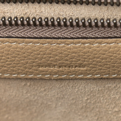 Celine Drummed Calfskin Micro Luggage Dune 7 of 11