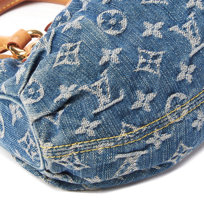 Louis Vuitton Monogram Denim Pleaty Blue 6 of 8