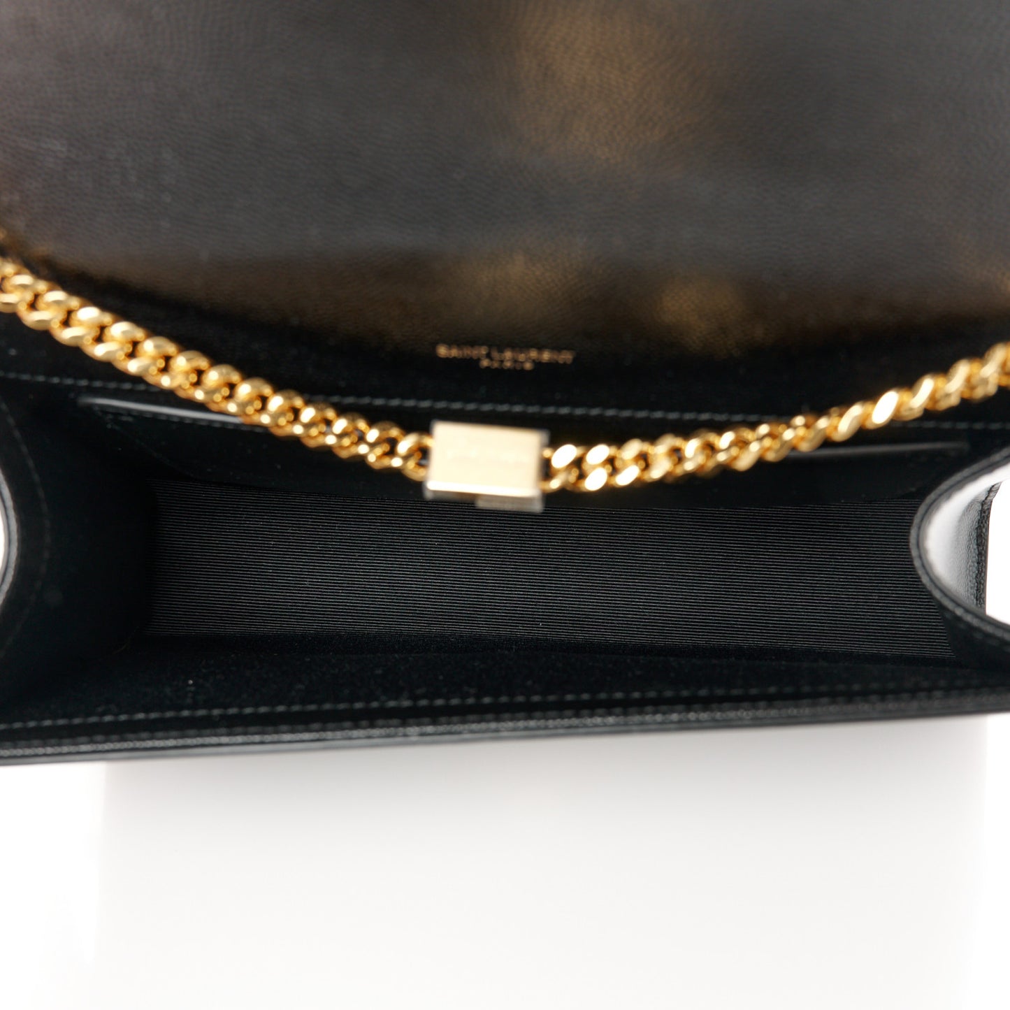 Grain De Poudre Medium Classic Monogram Kate Tassel Satchel Black