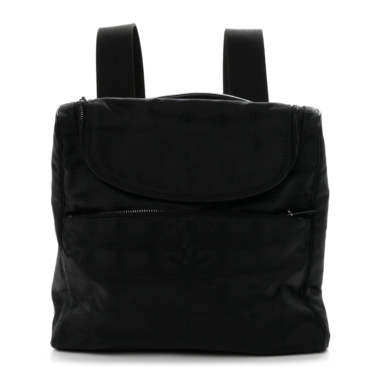 Nylon Travel Backpack Black
