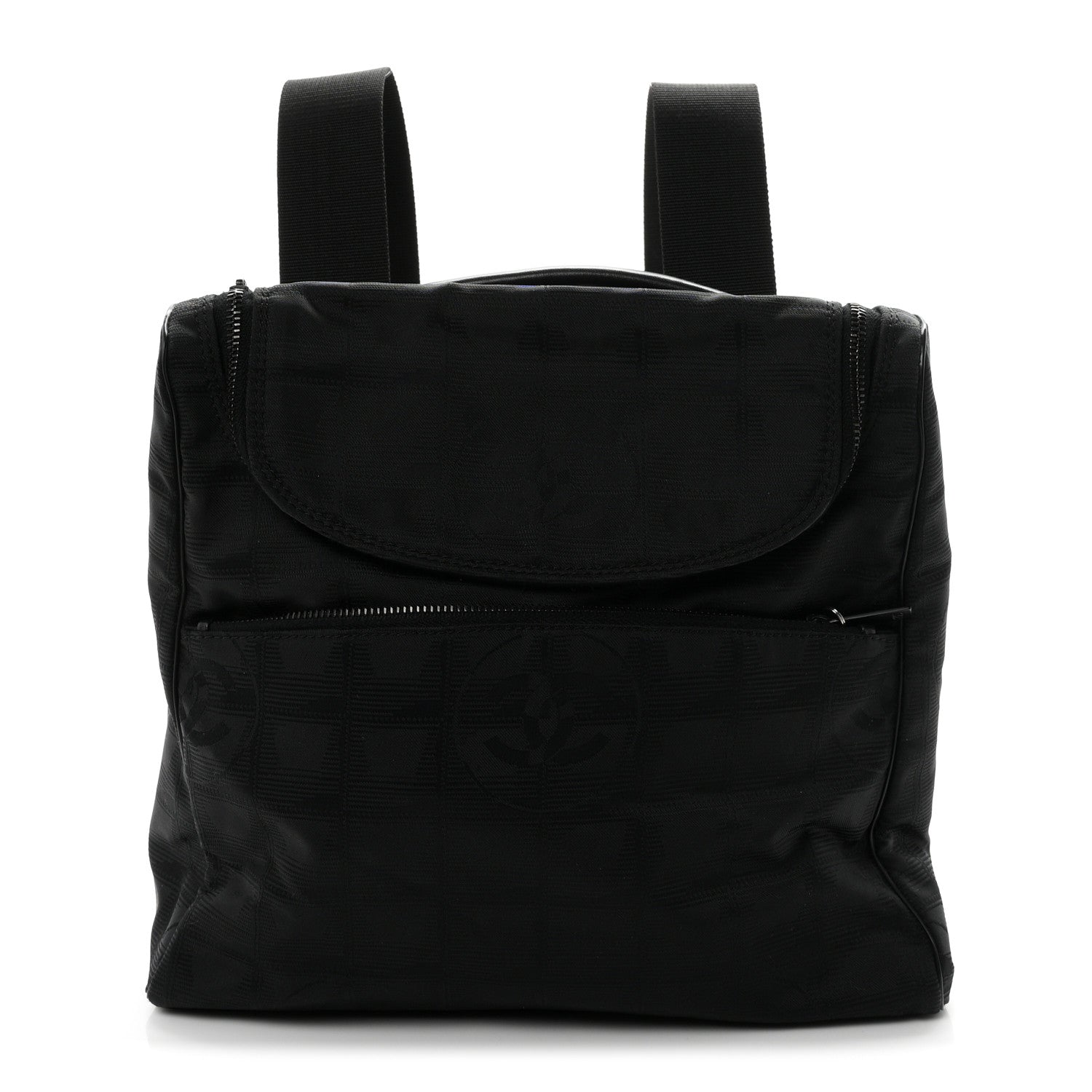 Chanel Nylon Travel Backpack Black 1 of 9