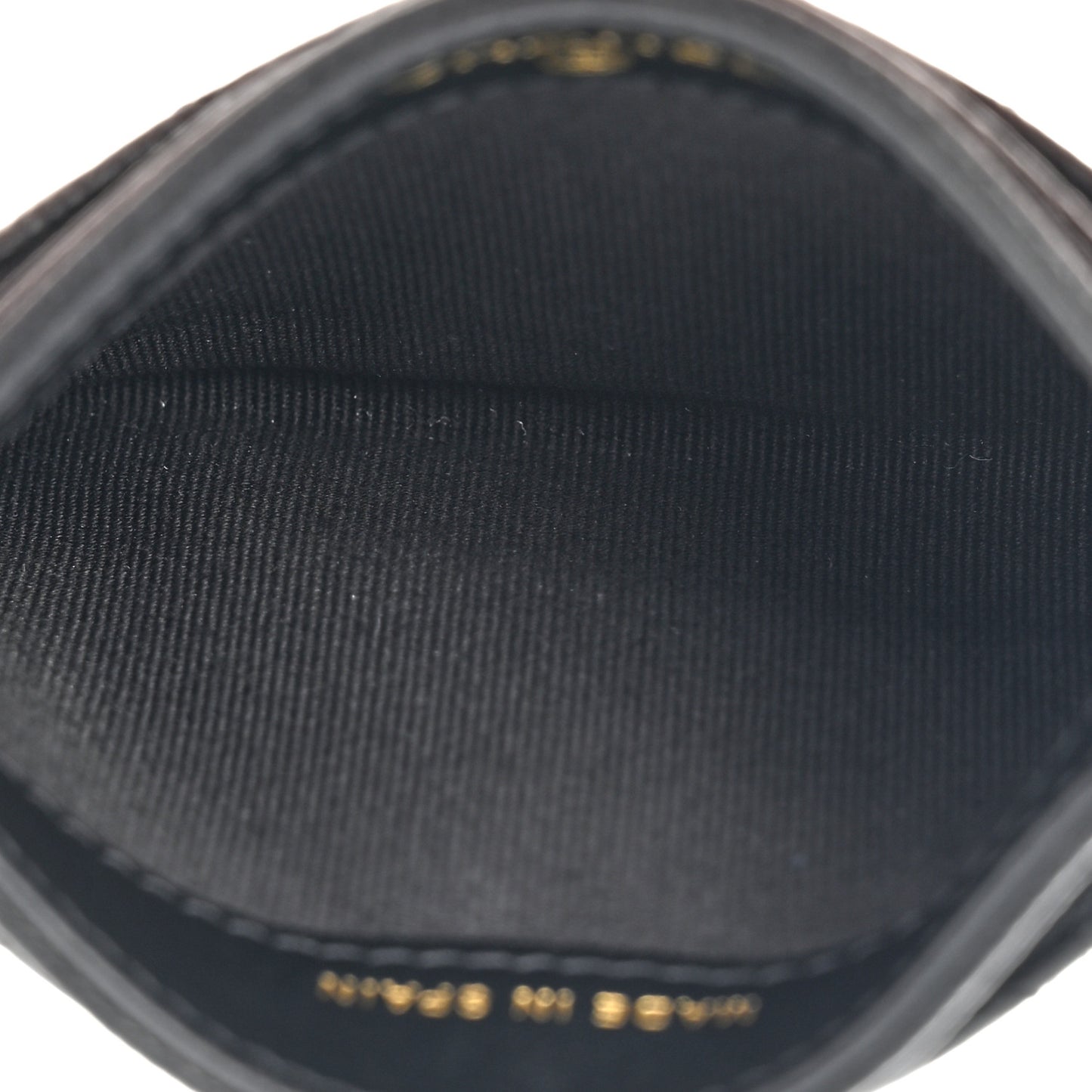 Caviar Quilted French New Wave Card Holder Black