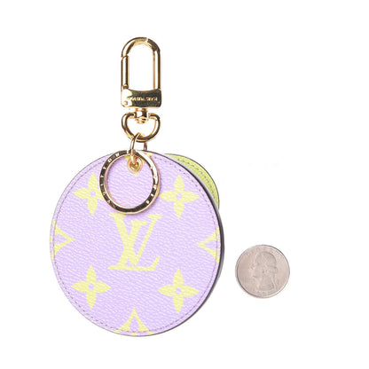 Louis Vuitton Monogram Giant Bag Charm Key Holder Pink Lilac 2 of 4