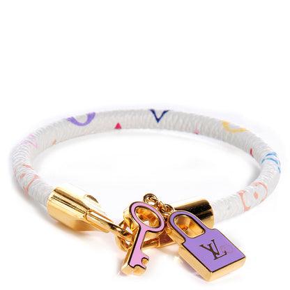 Louis Vuitton Monogram Multicolor Luck It Bracelet 17 White 1 of 13