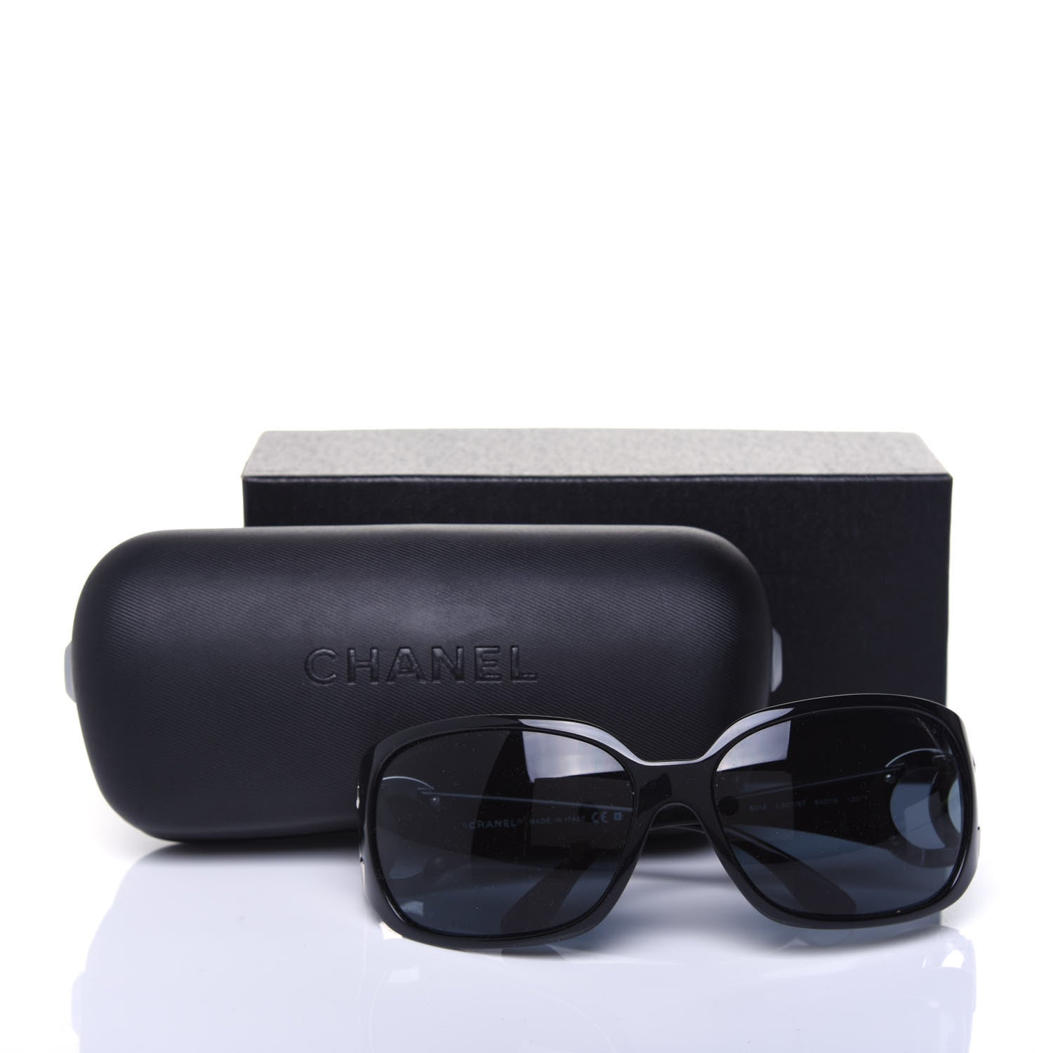 Chanel CC Sunglasses 6014 Black 7 of 7