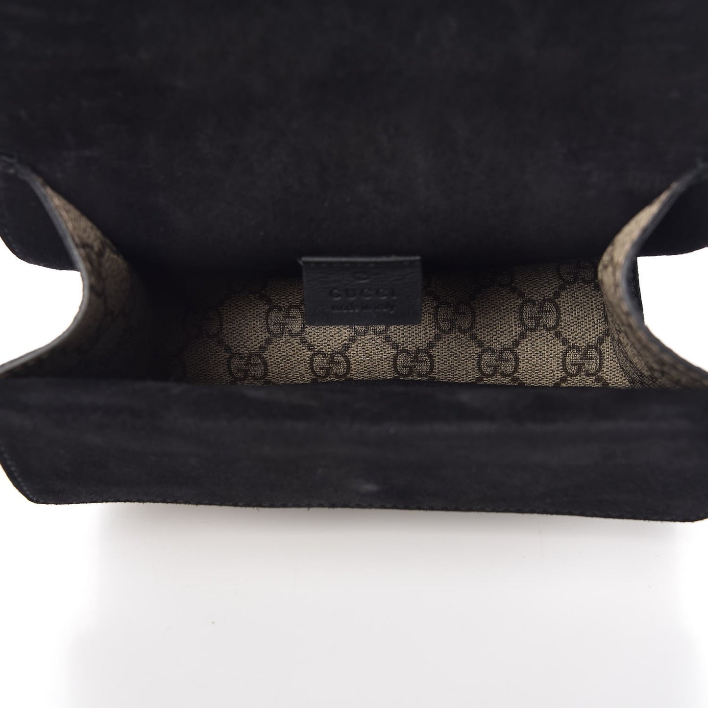 GG Supreme Monogram Mini Dionysus Shoulder Bag Black