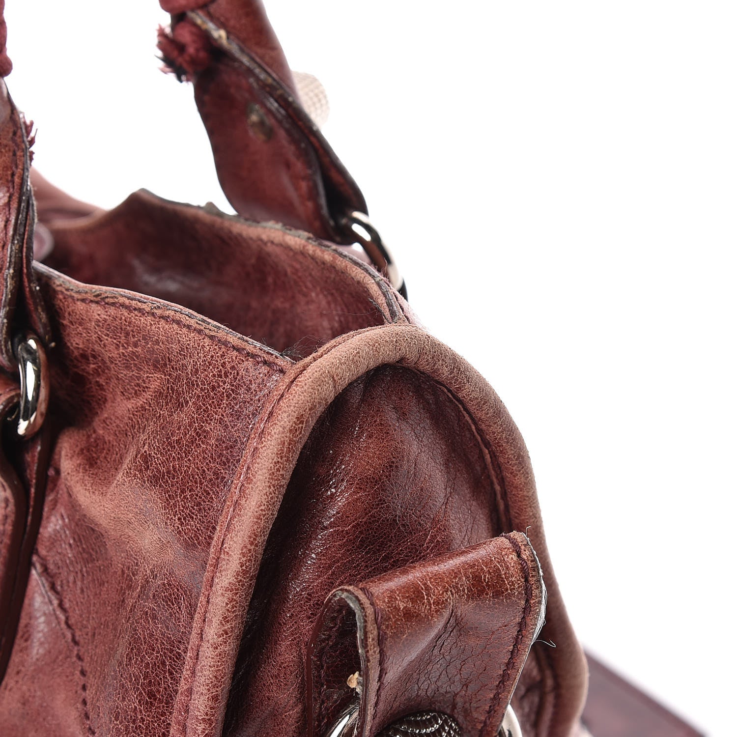 Balenciaga Agneau Giant 21 Silver Hardware City Dark Wine 15 of 20