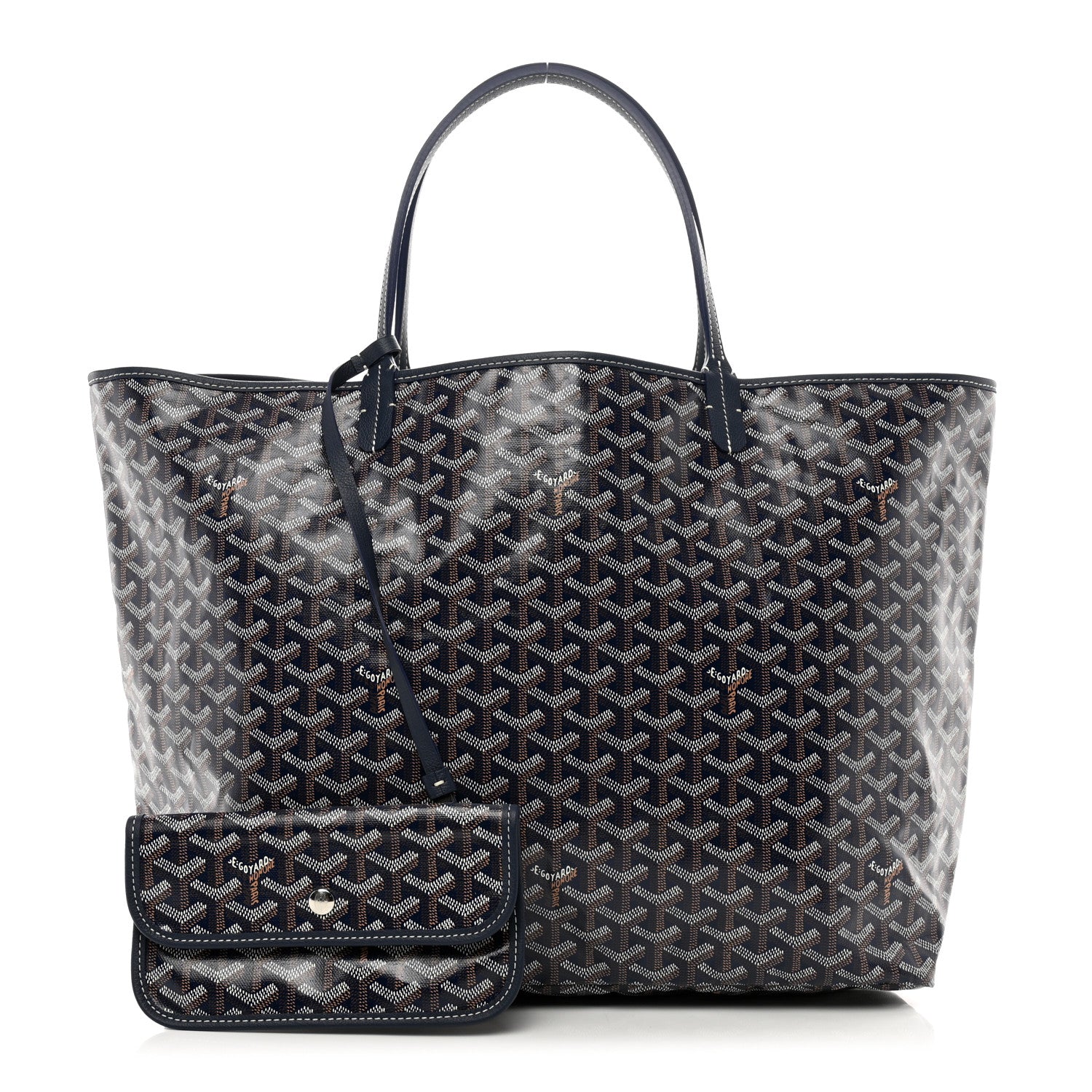 Goyard Goyardine Saint Louis GM Navy 1 of 9
