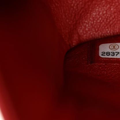 Chanel Caviar Quilted Small Double Flap Red 7 of 10