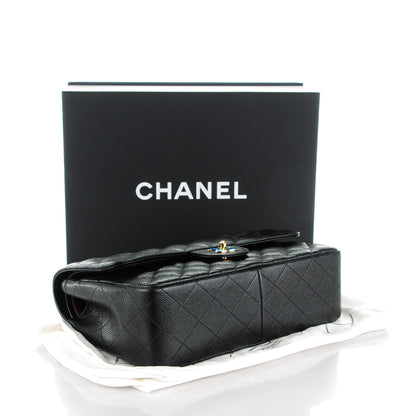 Chanel Caviar Quilted Jumbo Double Flap Black 4 of 8